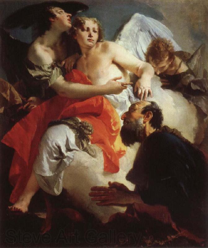Giambattista Tiepolo Abraham and the Angels